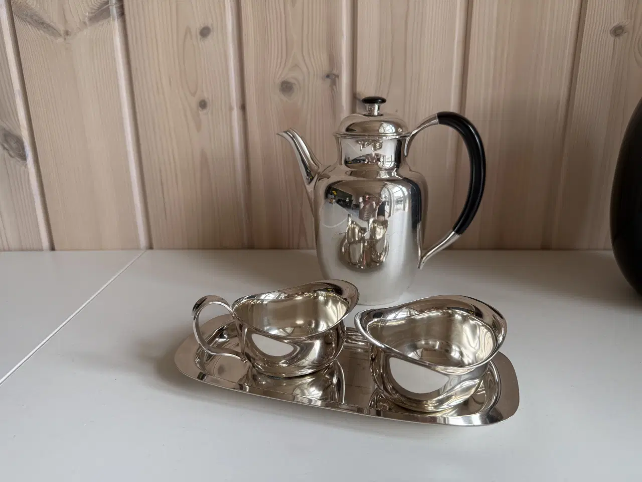 Billede 2 - Kaffesæt i sølvplet