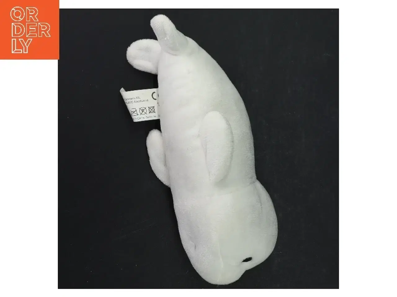 Billede 4 - Hvid tøjdyrsæl fra Zoo København (str. 20 x 8 cm)