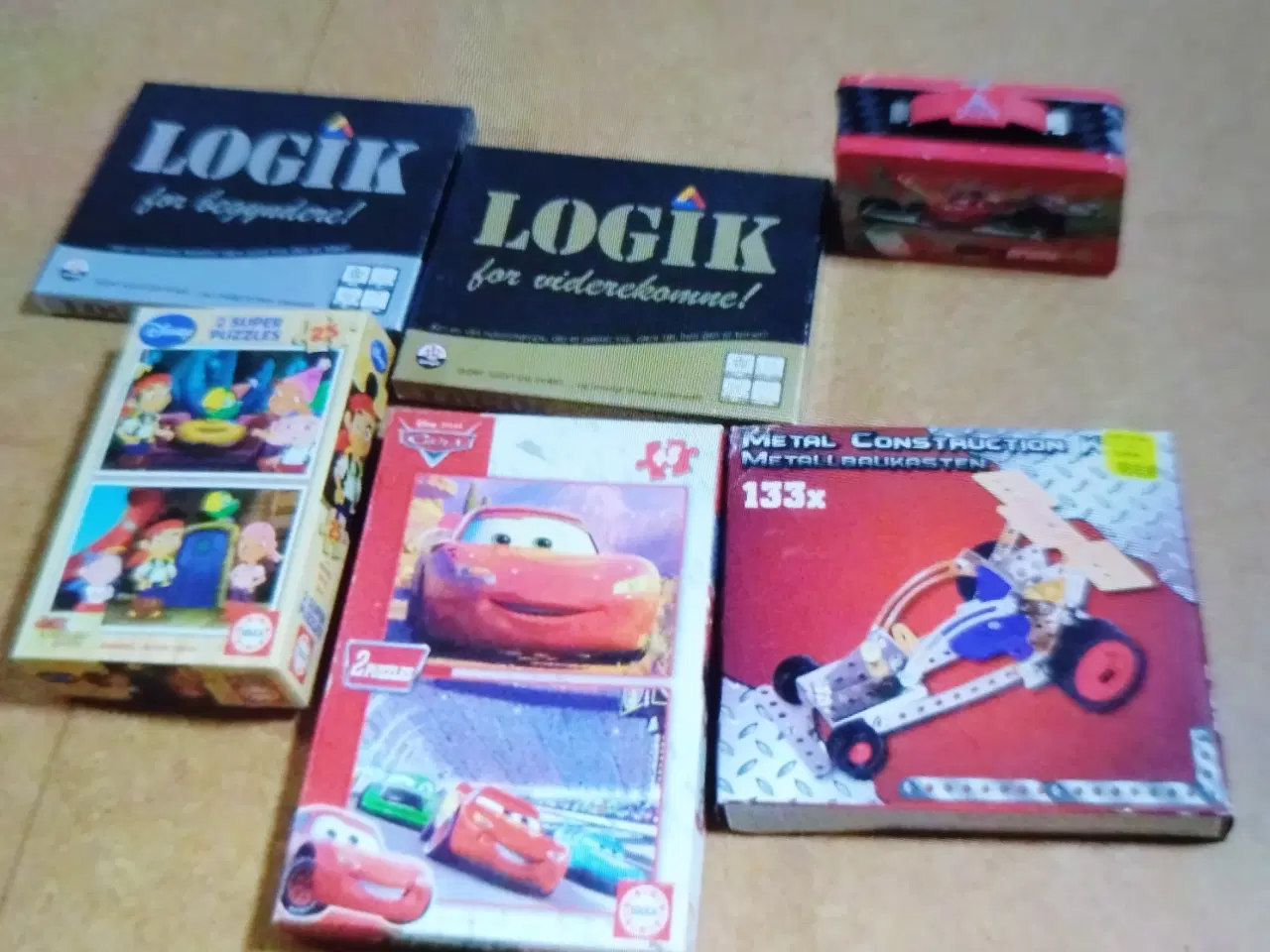 Billede 2 - Diverse spil puslespil til små børn madkasse Lynet
