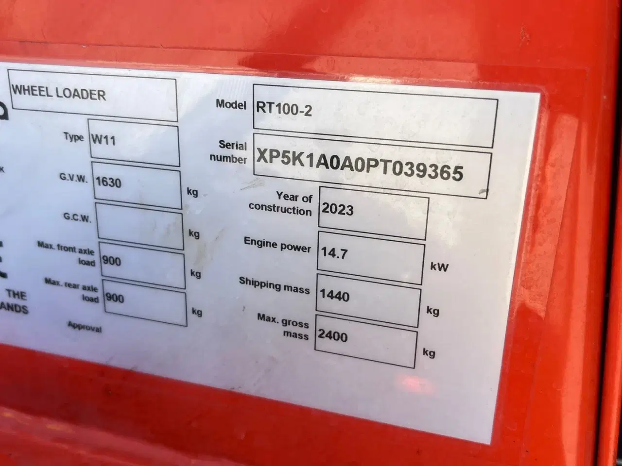 Billede 12 - Kubota RT100-2 med skovl og gafler kun kørt 113T