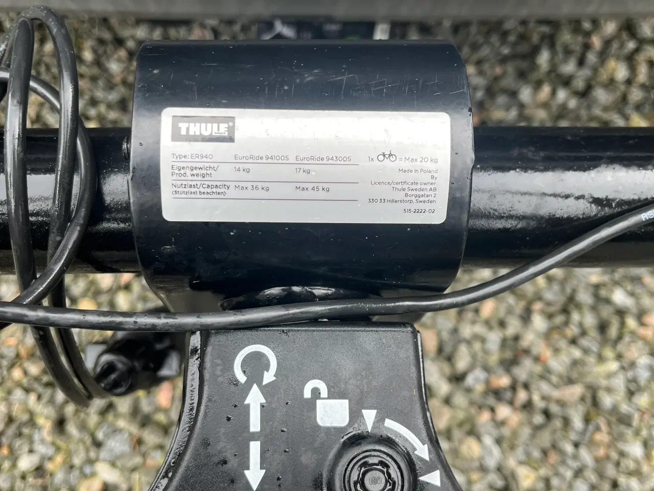Billede 2 - Thule Cykelholder til 2 cykler 