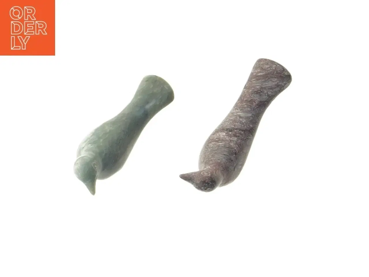 Billede 3 - Dekorative fuglefigurer i sten (str. 7,5 cm)