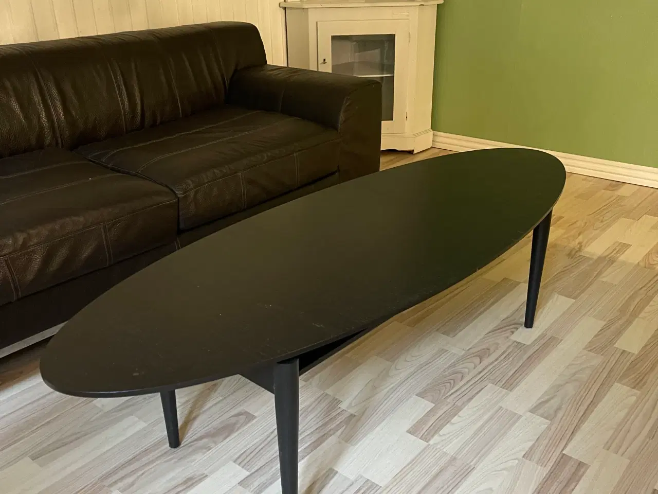 Billede 6 - Lædersofa og sofabord, sofa