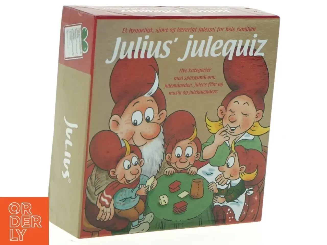 Billede 1 - Julius Julequiz brætspil fra Julius (str. 15 x 15 cm)