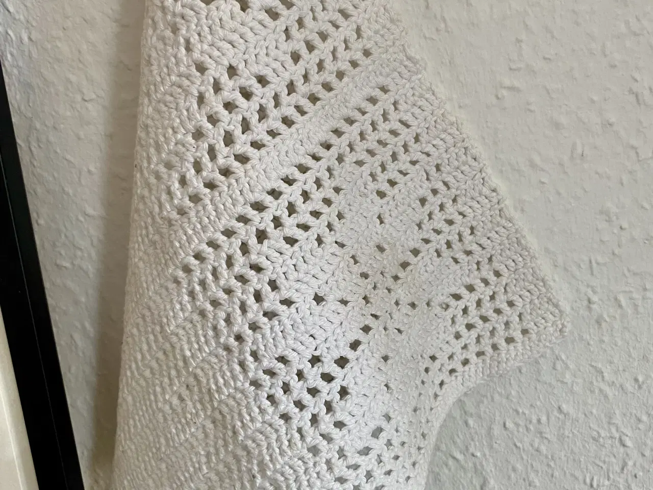 Billede 3 - Hæklet viskestykke/ håndklæde