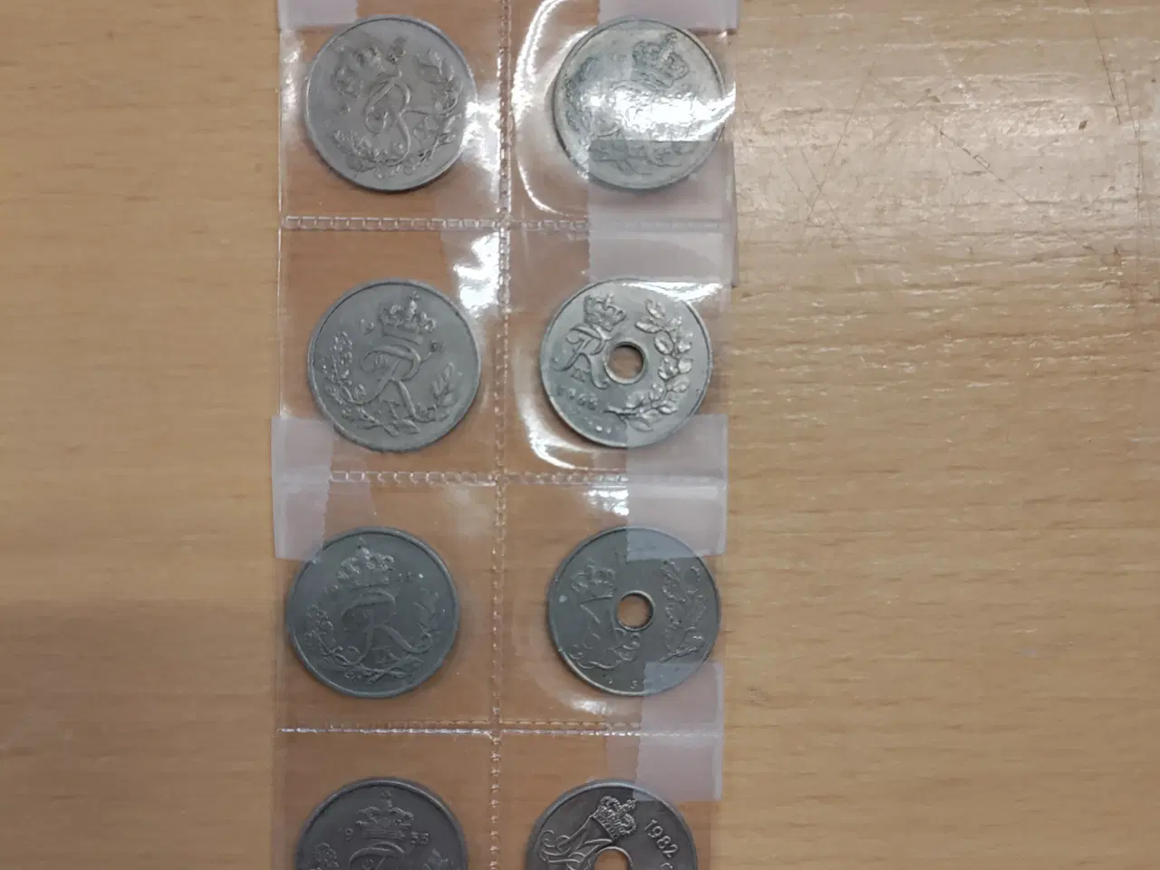 Billede 2 - 12 stk danske 25 ører