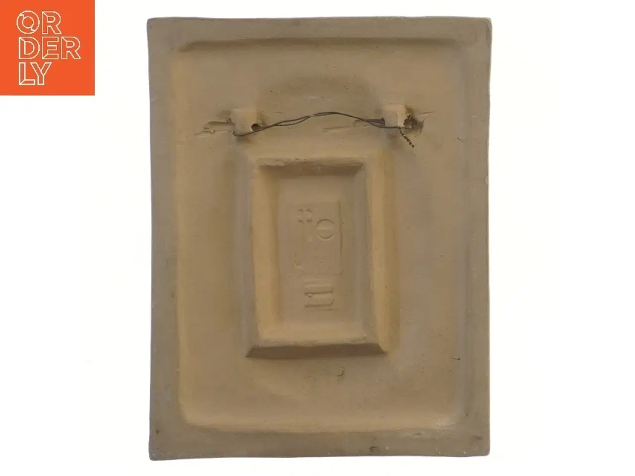 Billede 2 - Keramisk vægplade med blomster fra JIE (str. 23x18 cm)