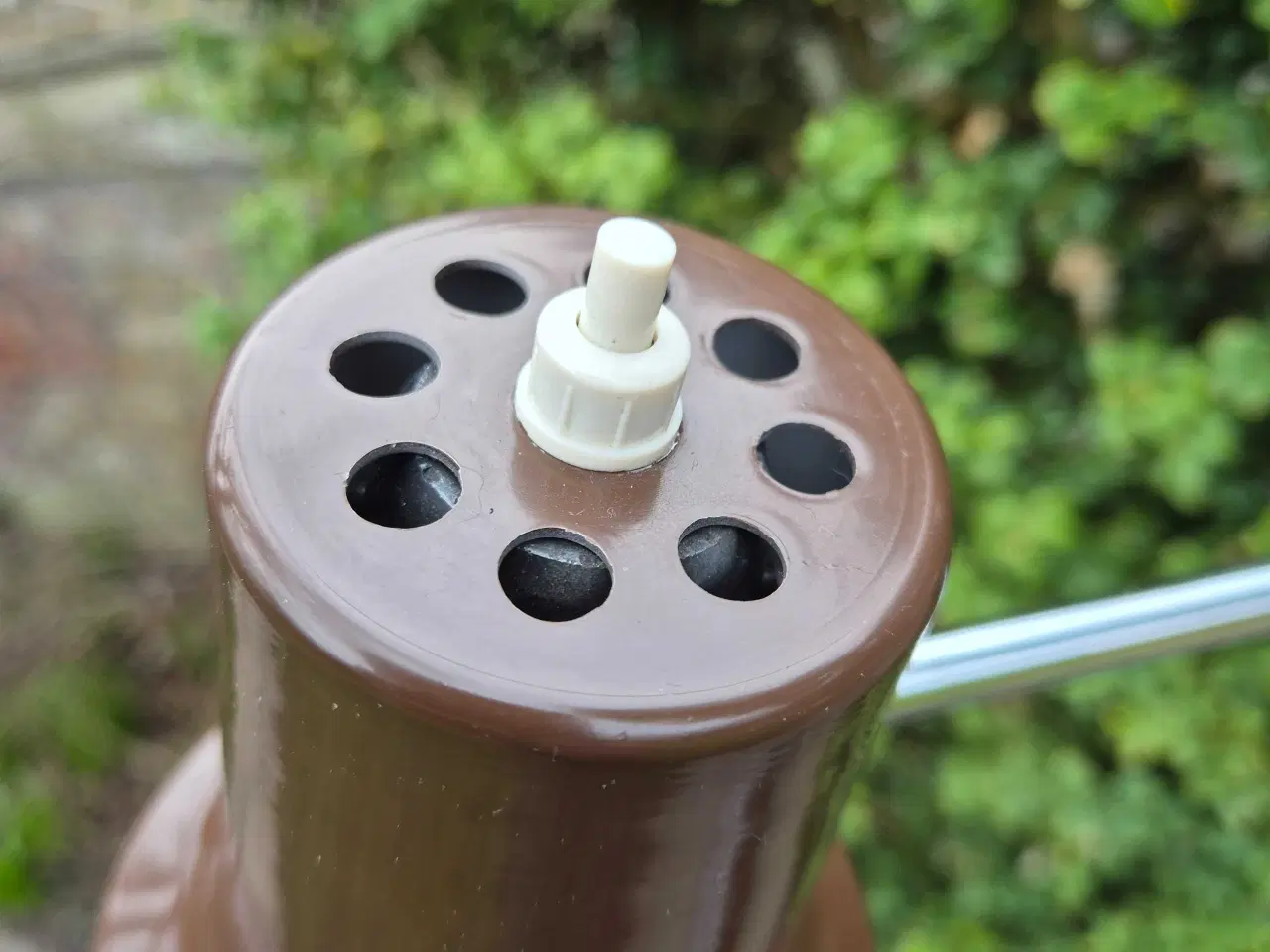 Billede 5 - Retro standerlampe med brunt spot