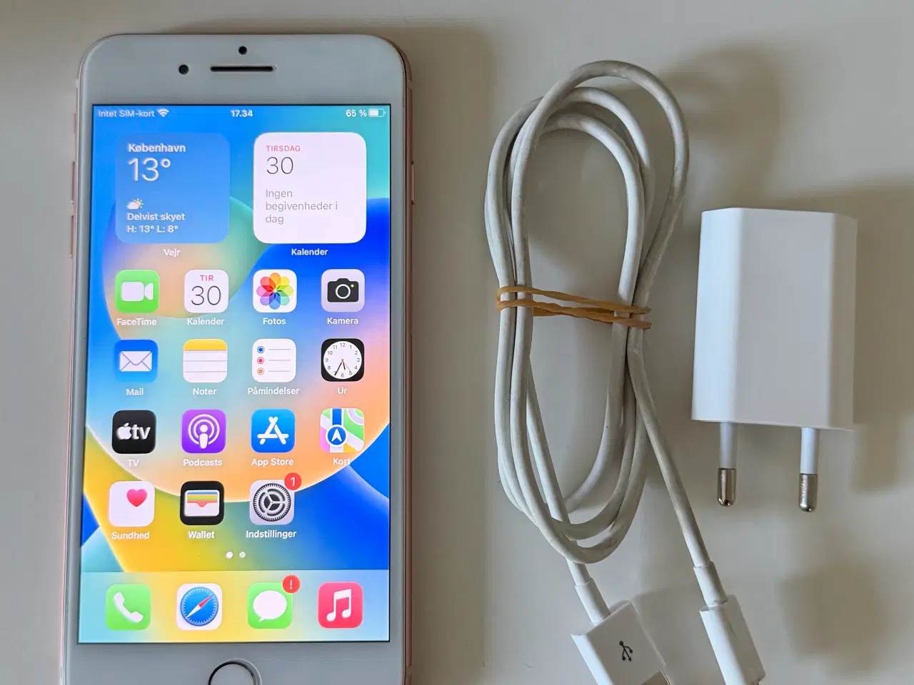 Billede 1 - iPhone 8 Plus 64 GB Rose Gold 