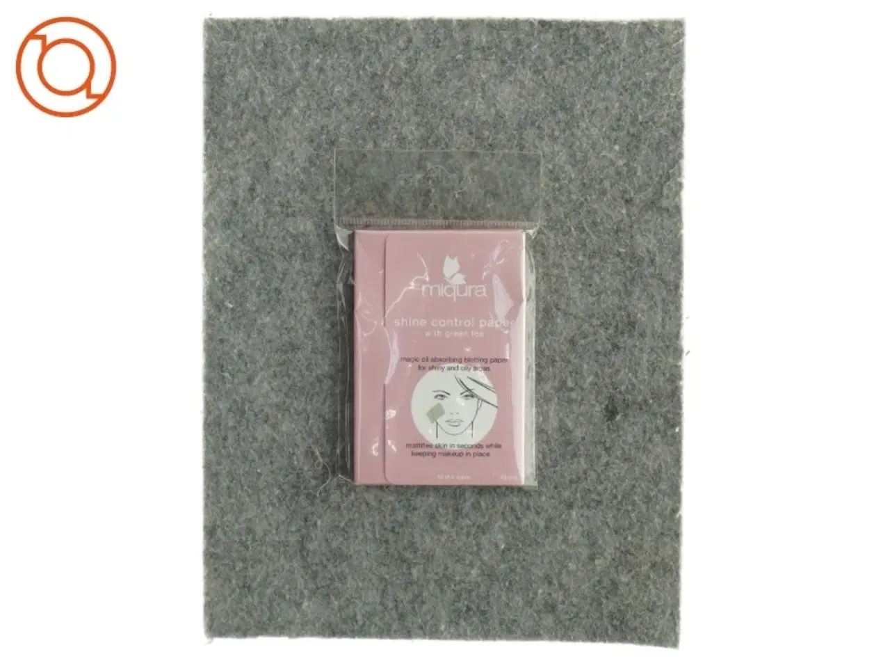 Billede 1 - Shine control paper with Green tea fra MIQURA (str. 10.5 x 7)