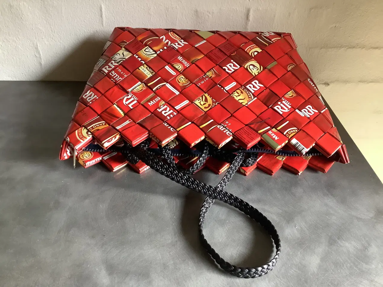 Billede 2 - Taske af kaffeposer rød