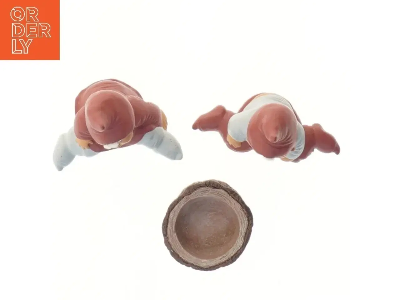 Billede 4 - Simone og Albert nisser med fyrfadslys fra Trip Trap (str. 9,5 cm)