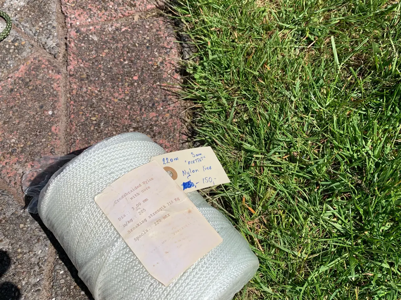 Billede 1 - Flettet nylonline på rulle