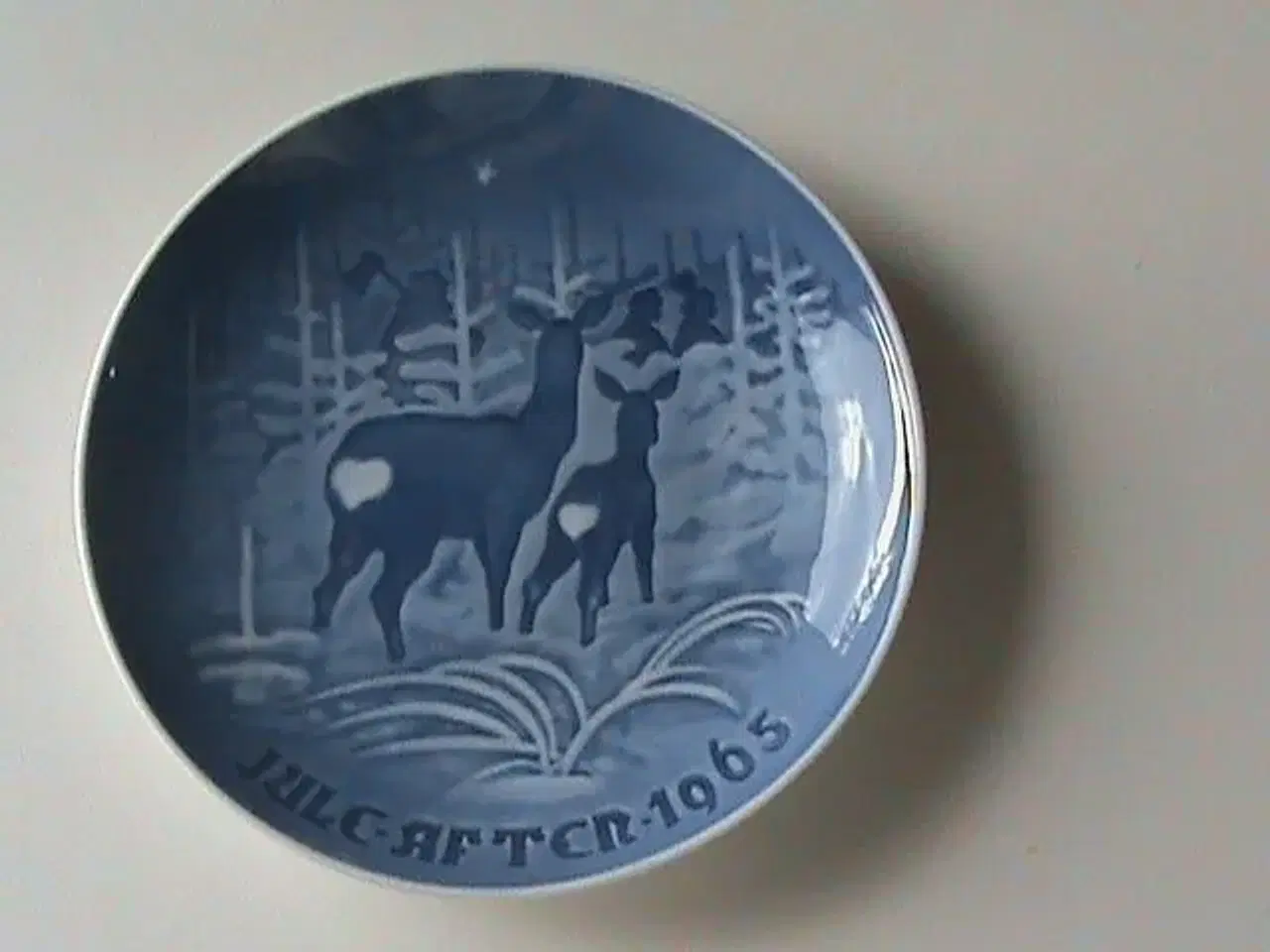 Billede 1 - B&G juleplatter 1965 "I skoven før jul"