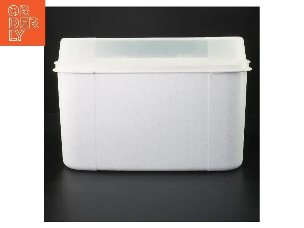 Billede 1 - Plastik opbevaringsboks med låg fra Tupperware (str. 28,5x20 cm)