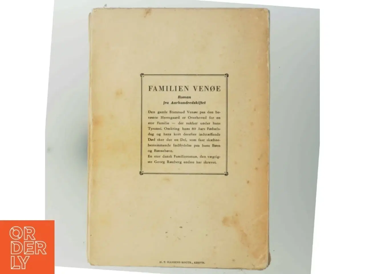 Billede 3 - Familien Venøe af Georg Rønberg (Bog)
