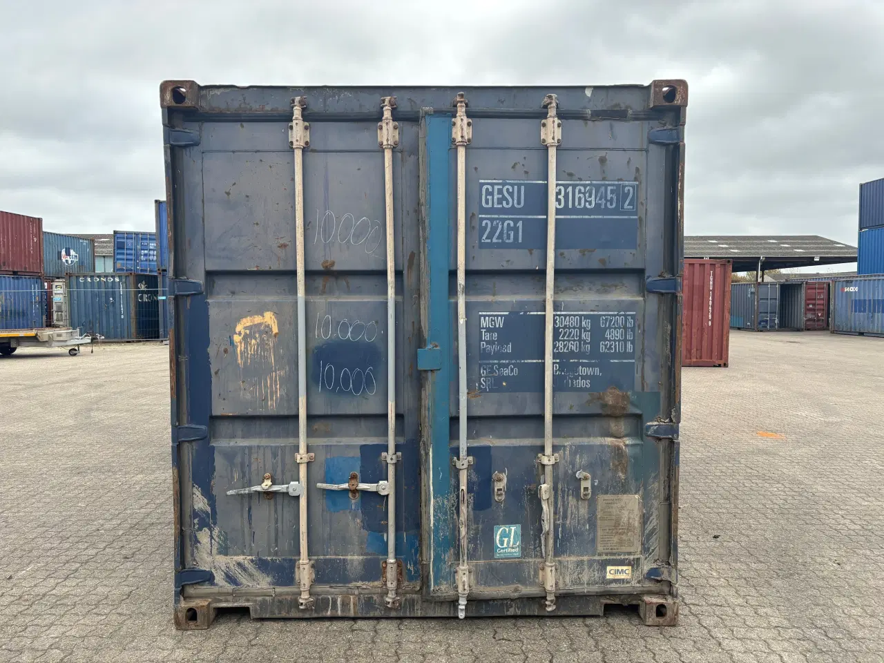 Billede 1 - 20 fods Container - ID: GESU 316945-2