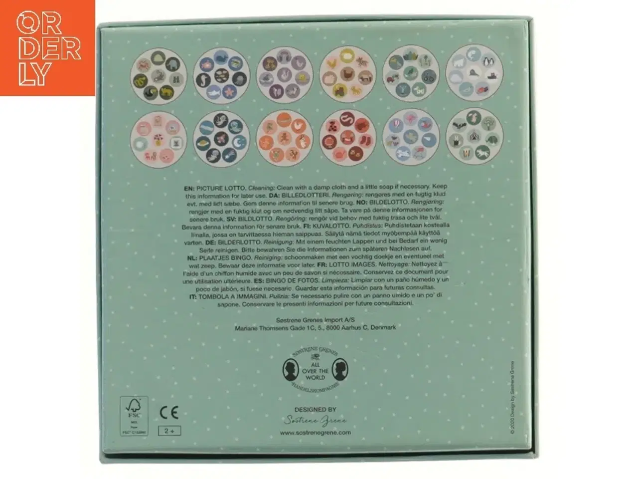 Billede 3 - Lotto spil fra Søstrene Grene (str. 19x19 cm)