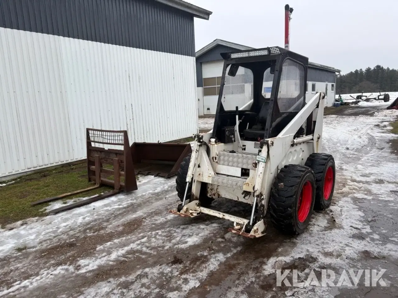 Billede 1 - Minilæsser Bobcat 721 med tilbehør