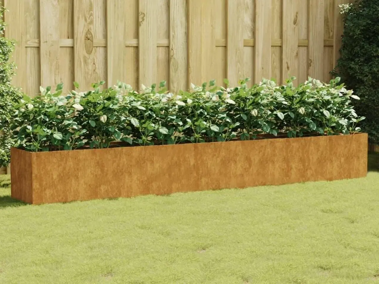 Billede 1 - Højbed 280x40x40 cm cortenstål