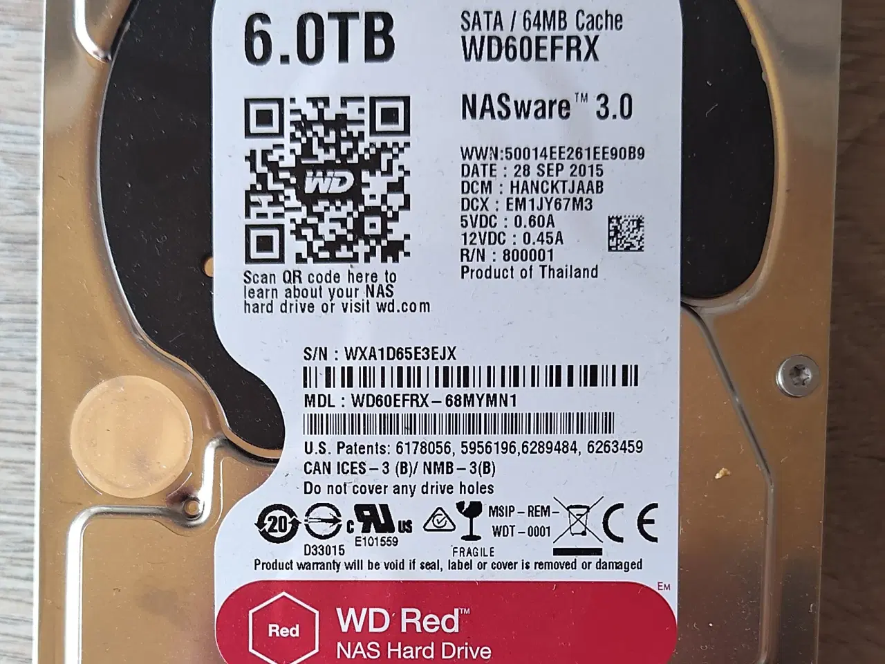 Billede 1 - WD Red 6000 GB