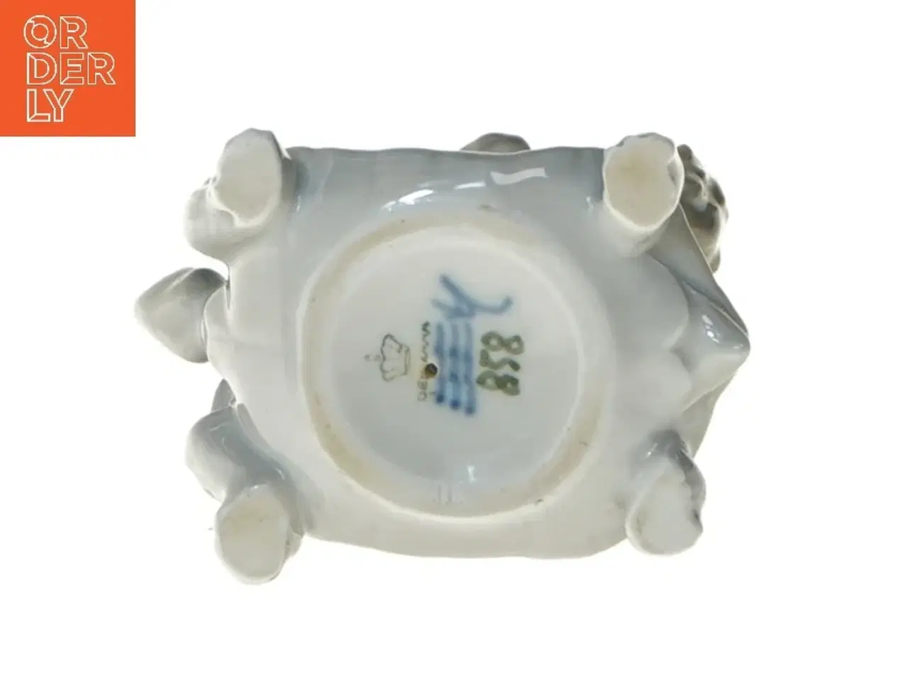 Billede 5 - Porcelænsfigur af faun på skildpadde fra Royal Copenhagen (str. 10 cm)