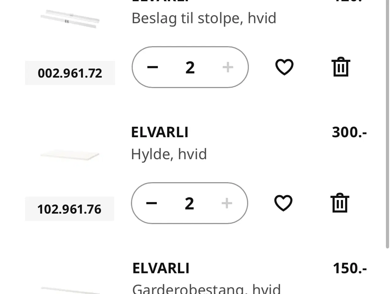 Billede 3 - Elvarli - Ikea