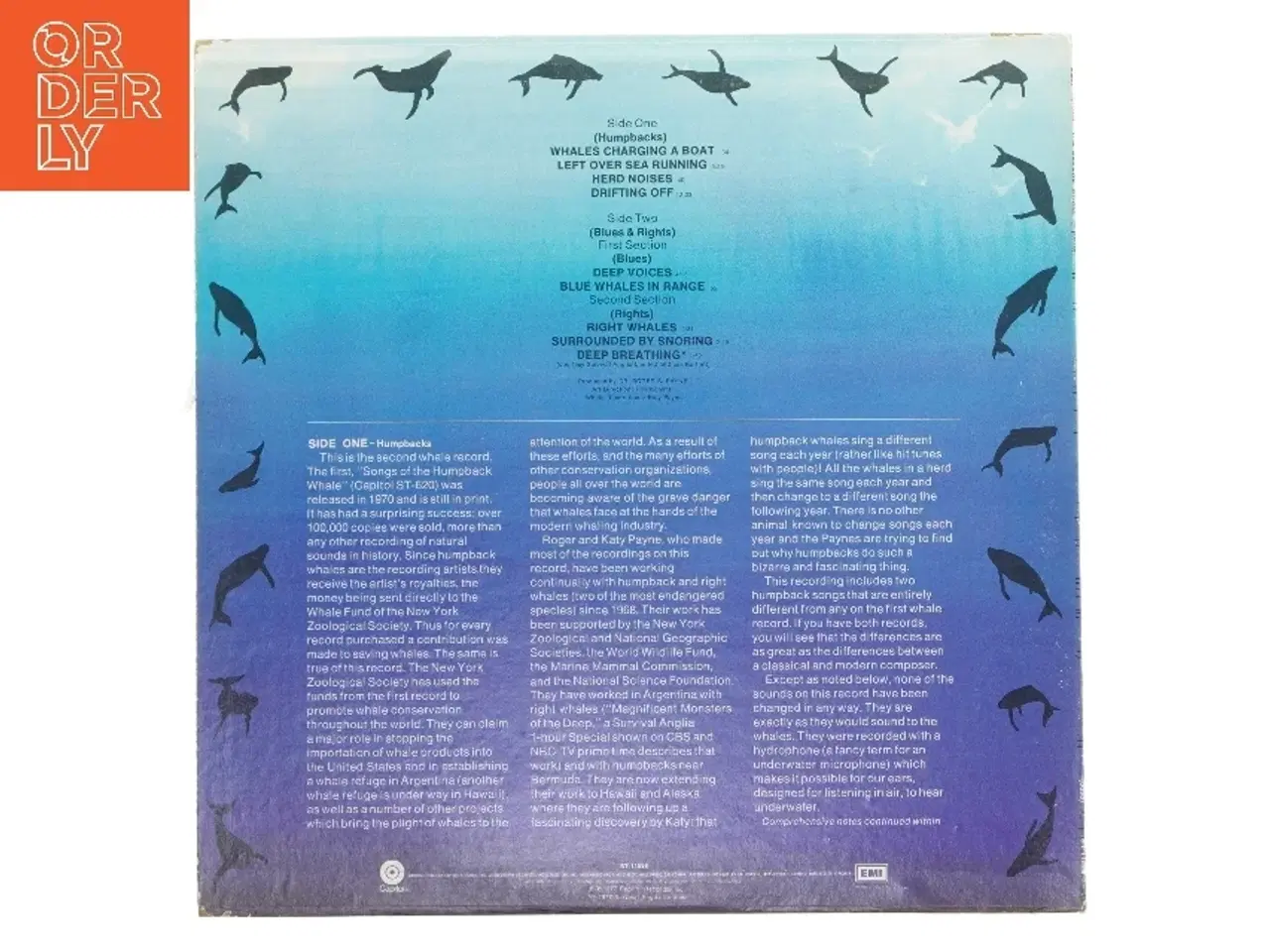 Billede 2 - Deep Voices: The Second Whale Record LP fra Capitol