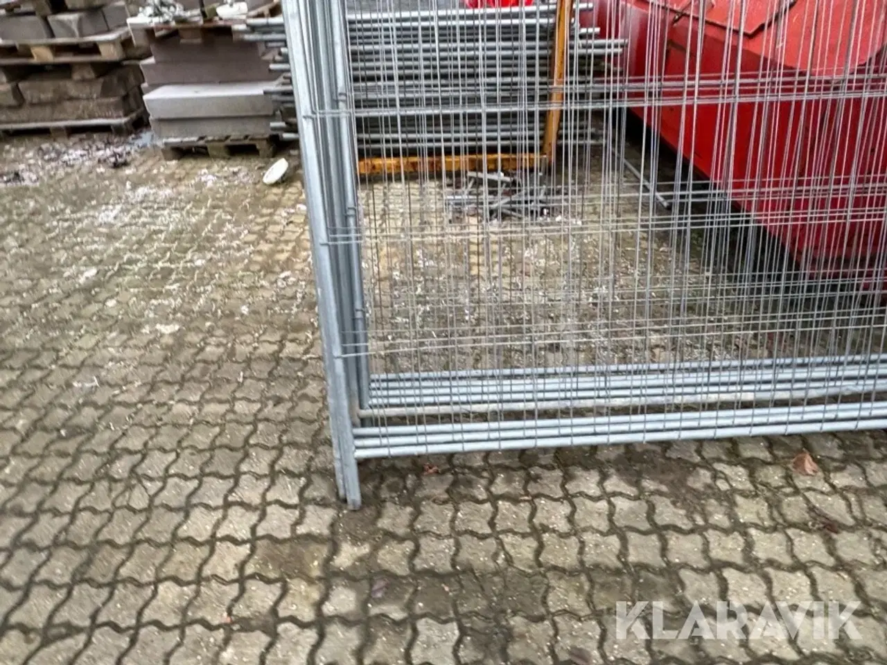 Billede 9 - Byggepladshegn med stativ 31 styk