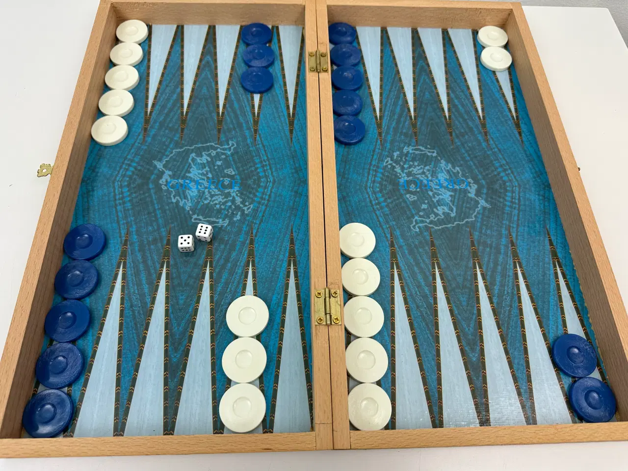 Billede 4 - Stort backgammon i trækasse