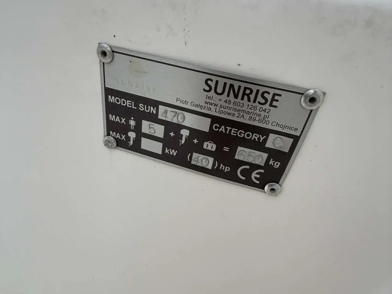 Billede 10 - Sunrise / Fjordjollen 470 med 25 hk Yamaha