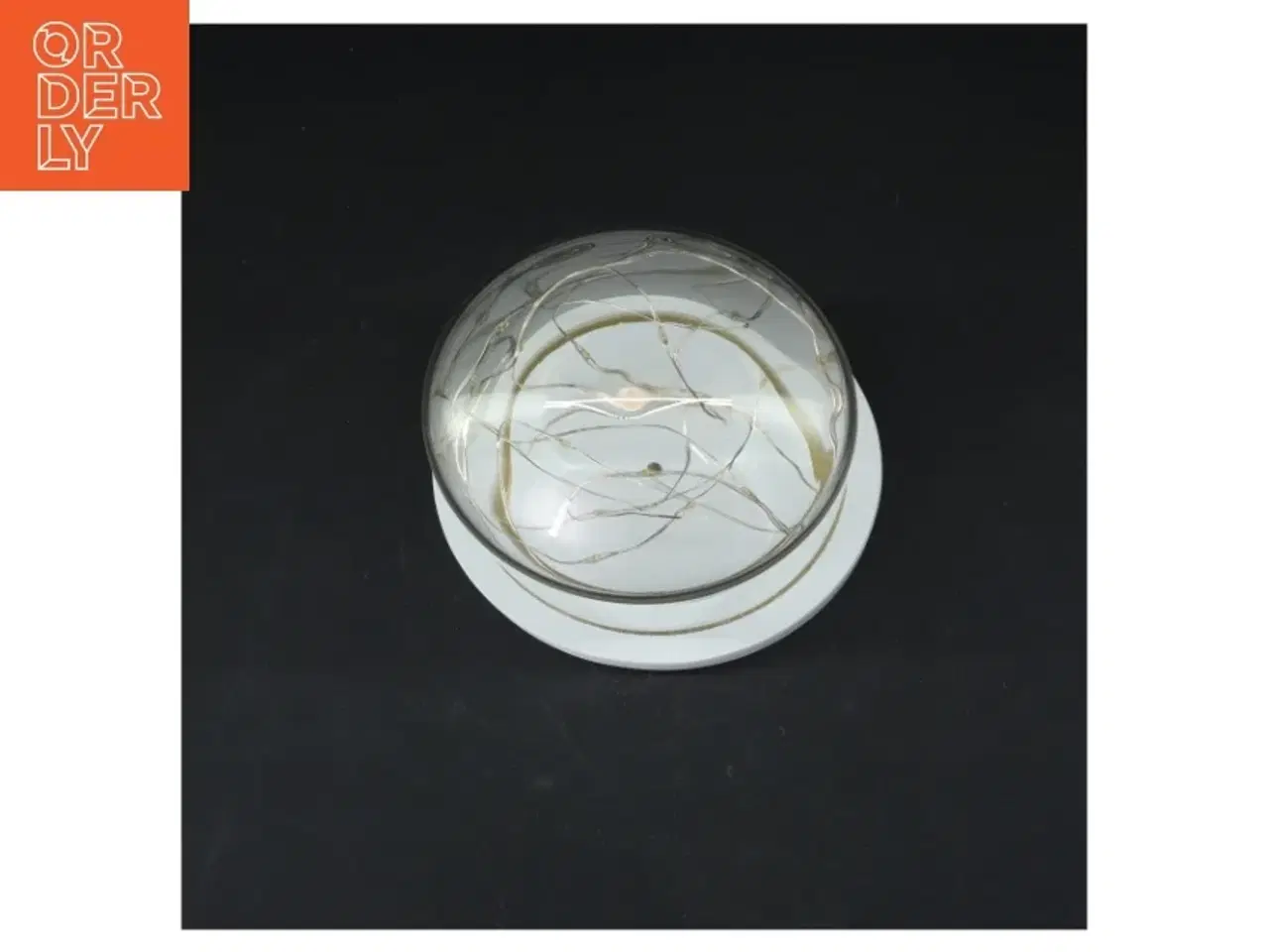 Billede 3 - Glaskuppellampe med LED-lys fra Sirius (str. 20 cm)