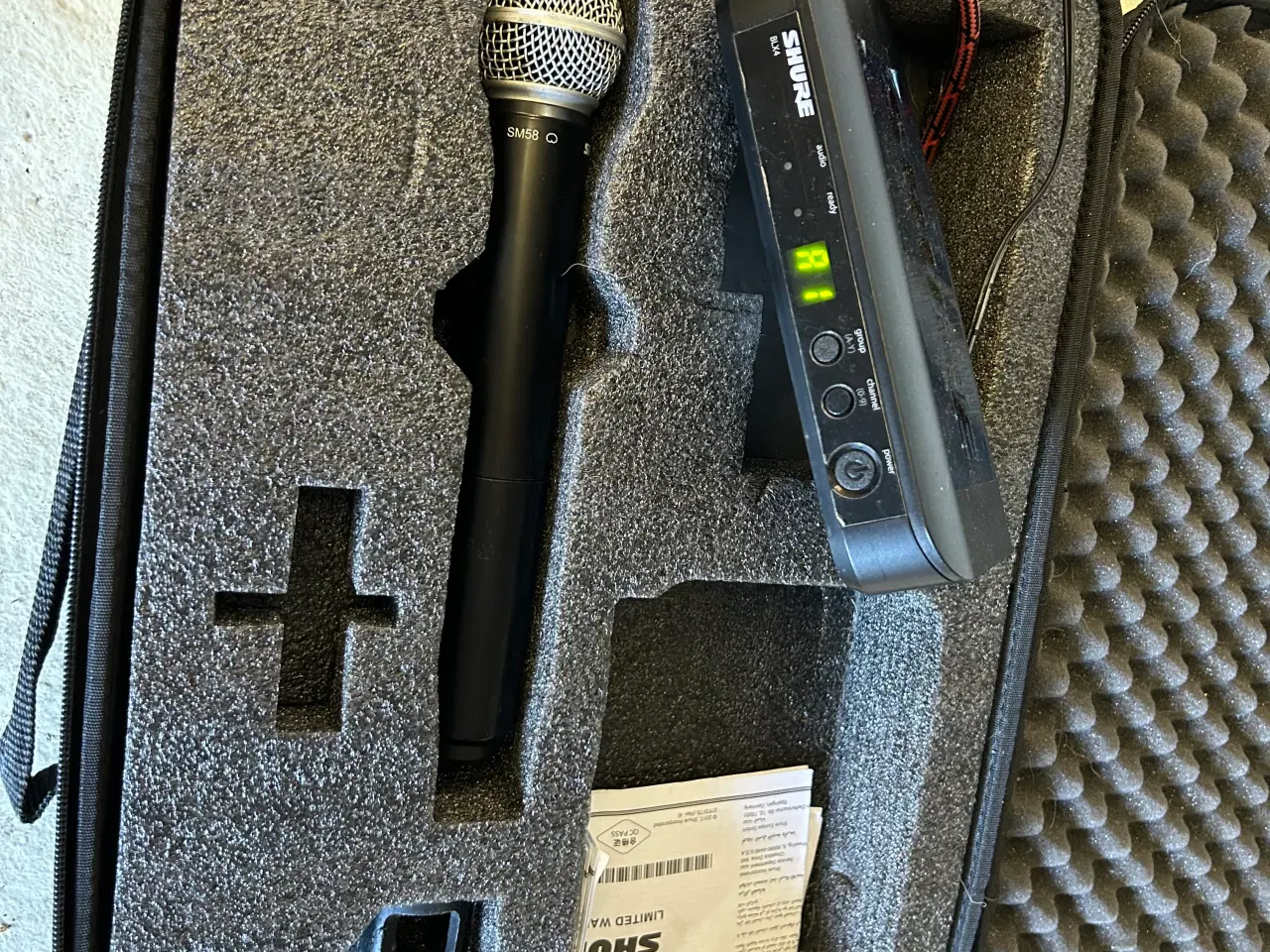 Billede 1 - Shure BLX4 K3E trådløs Sm58