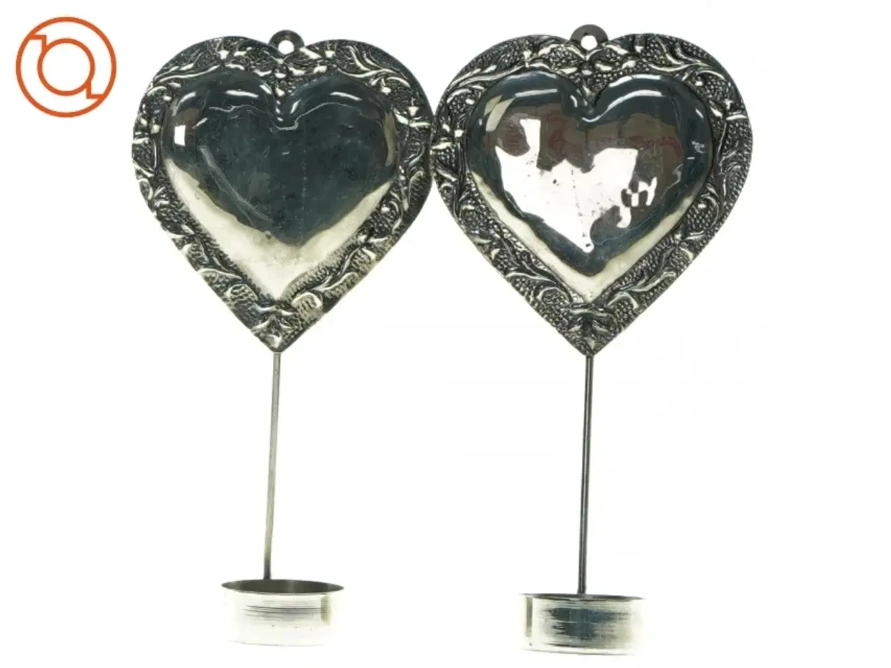 Billede 3 - Hjerter Lysestager (str. 20 cm)