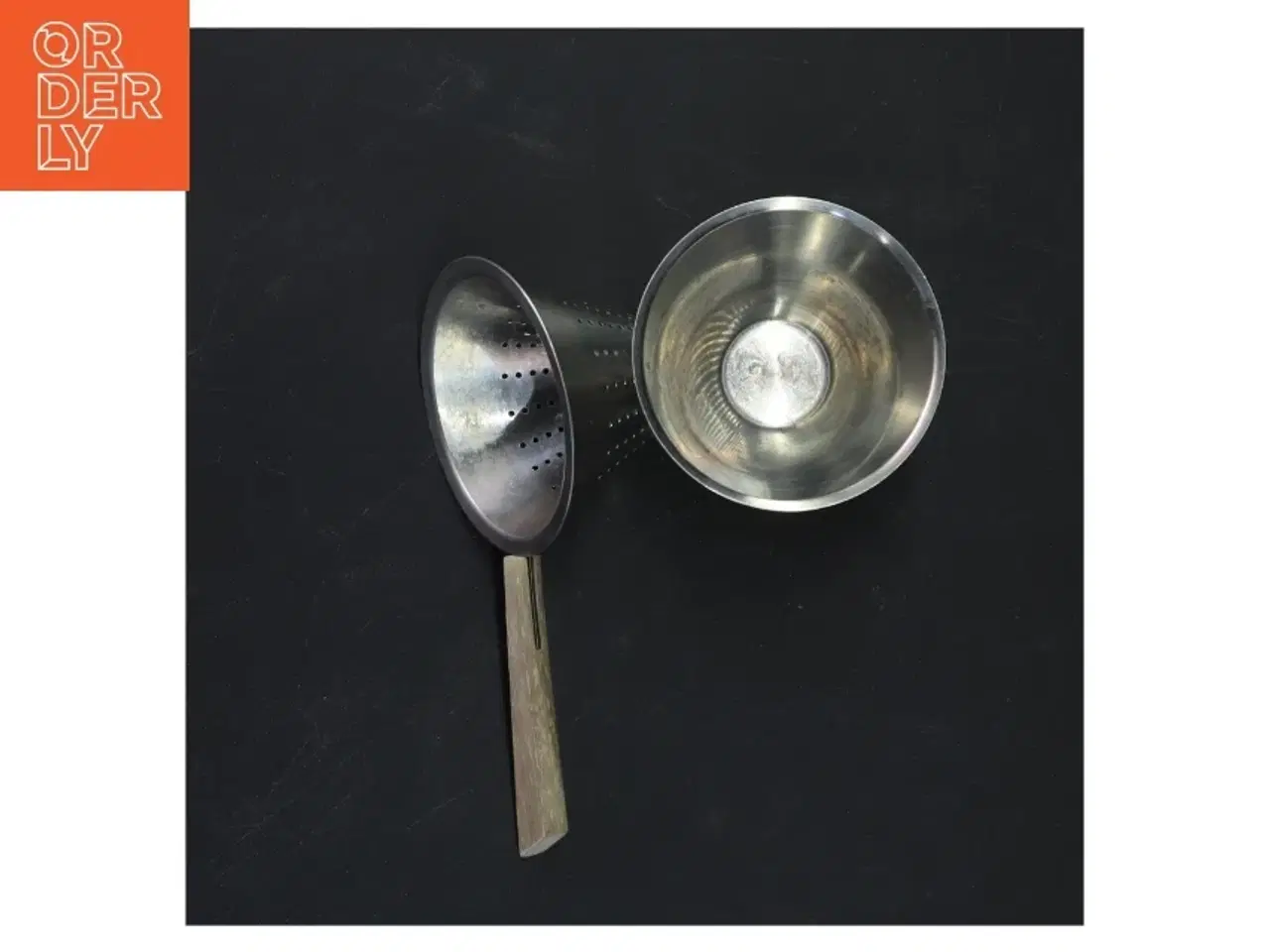 Billede 3 - Metalsigte til the (str. 14x7 cm)