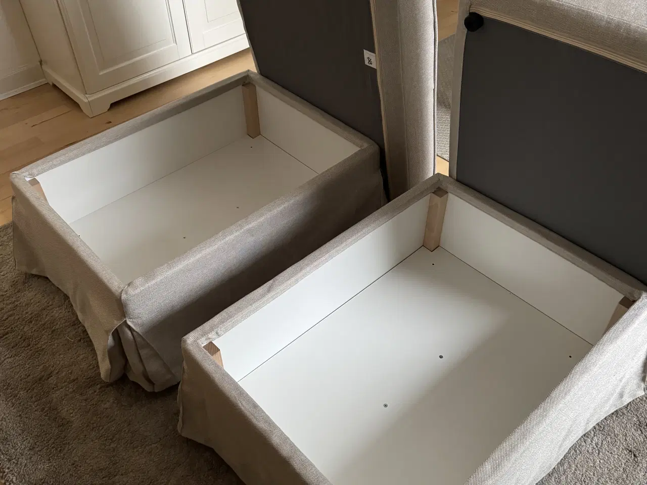 Billede 3 - Ektorp puf i lys beige