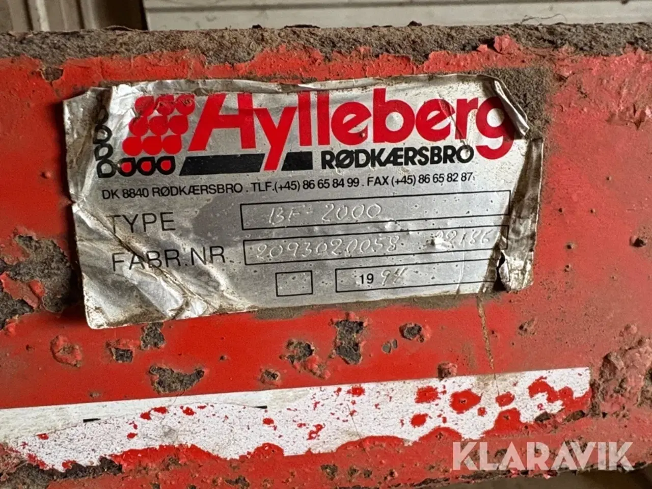 Billede 9 - Vedeplov Hylleberg BF 2000