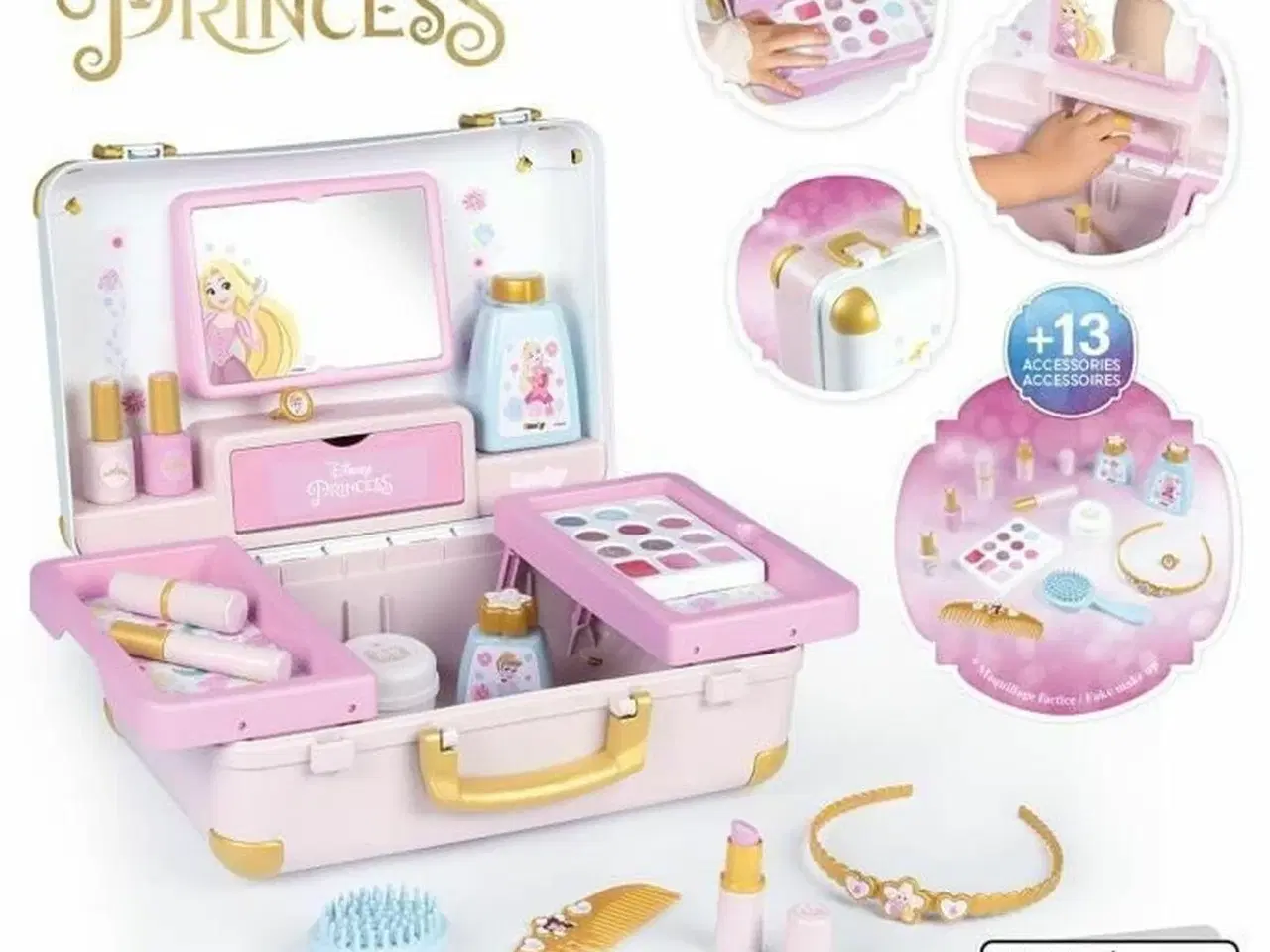 Billede 1 - Makeup sæt til børn - Smoby Disney Princess Beauty Vanity