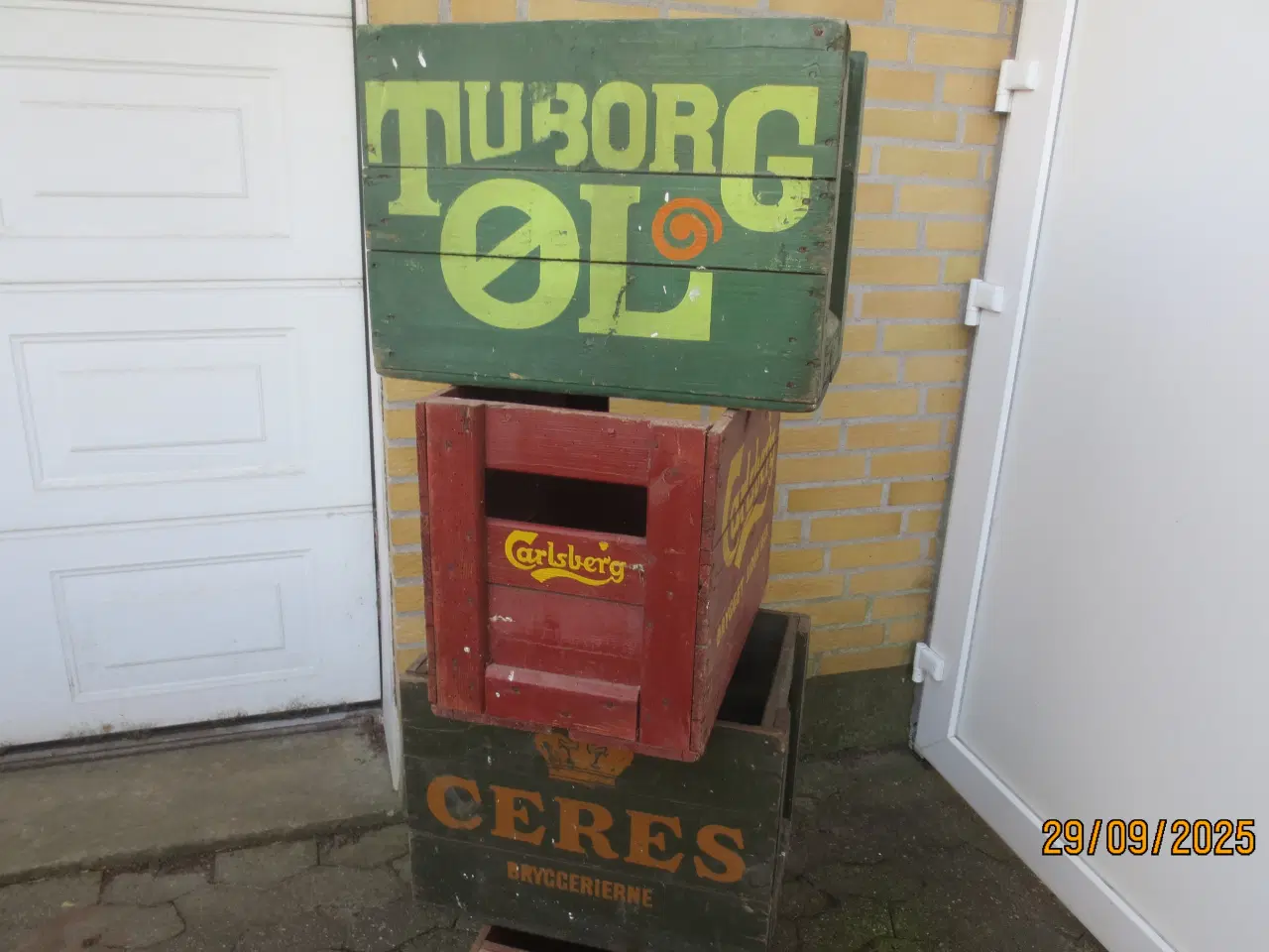 Billede 3 - 4 stk Retro Ølkasser Tuborg Ceres Carlsberg 