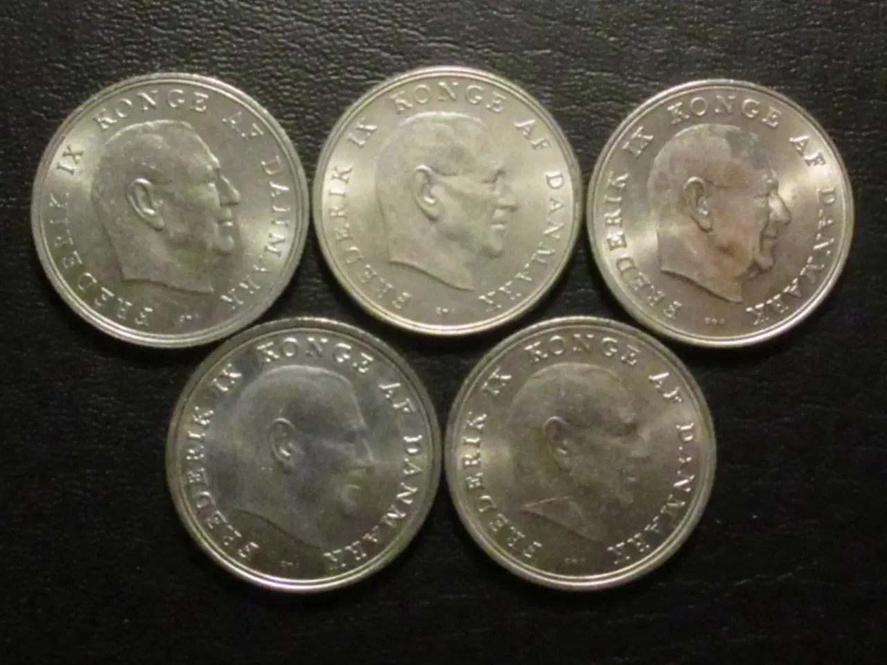 Billede 2 - 1 kroner 1961, 1962, 1963, 1968, 1971 unc/møntskær