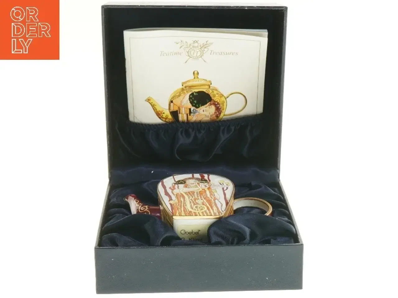 Billede 2 - Teapot med Gustav Klimt motiv (str. 10x12 cm)