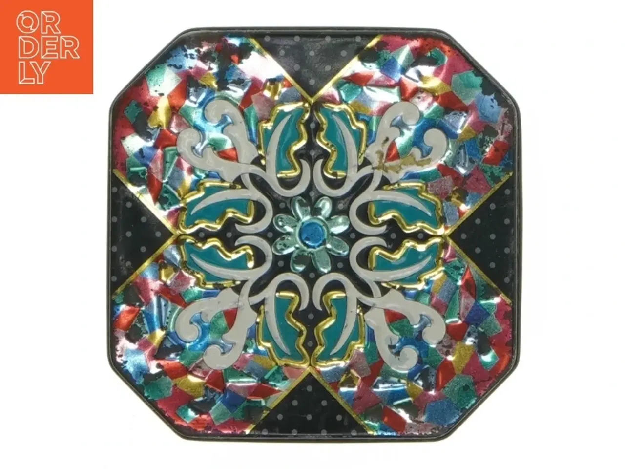 Billede 5 - Retro metaldåse (str. 10,5x7 cm)