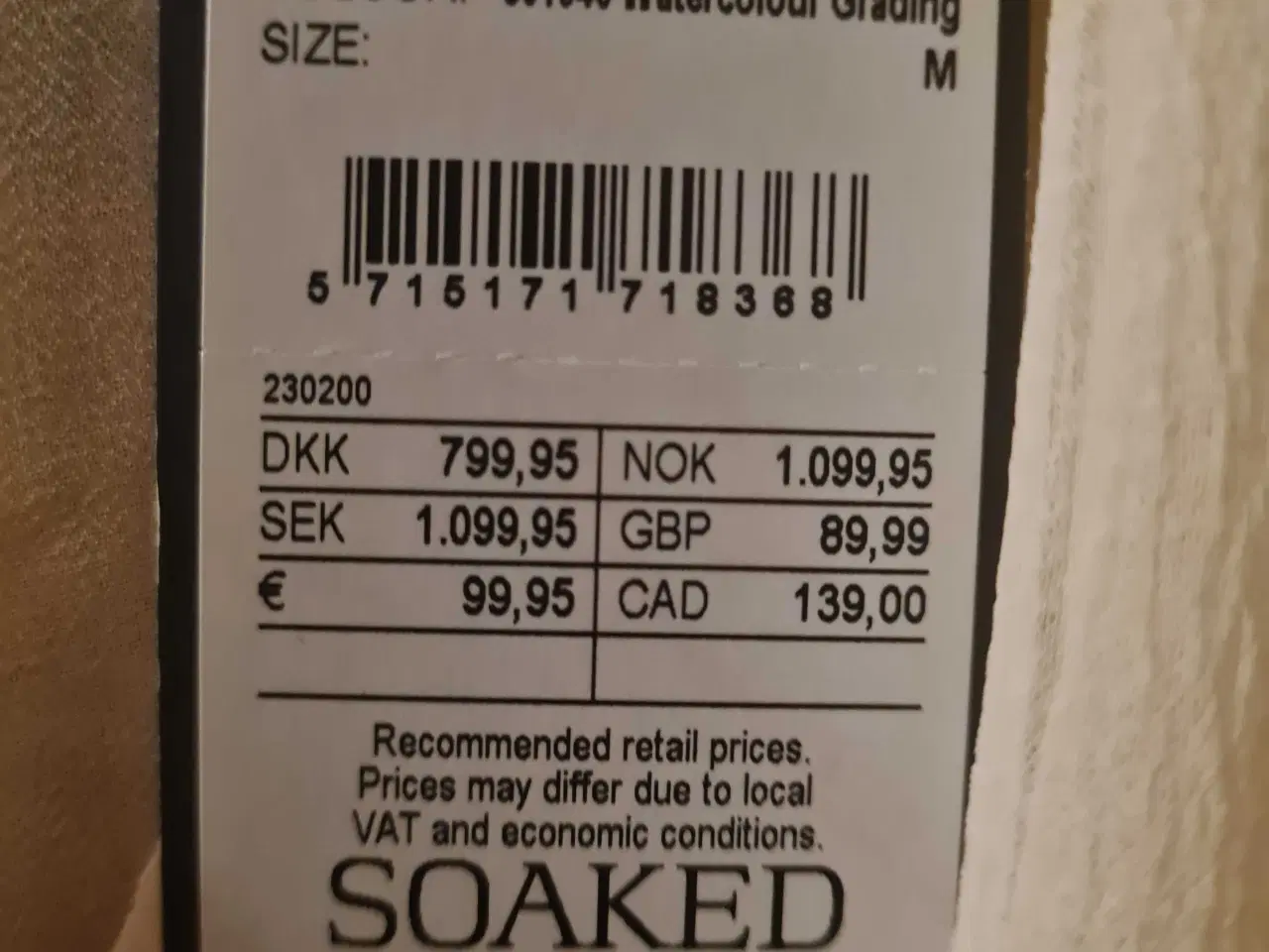 Billede 9 - ny kjole str M 38 fra Soaked In Luxery