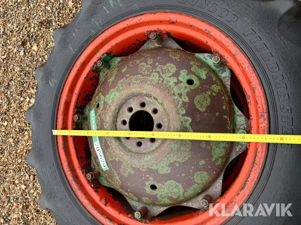 Billede 7 - Dæk m/fælge Dunlop Fieldmaster 2 styk