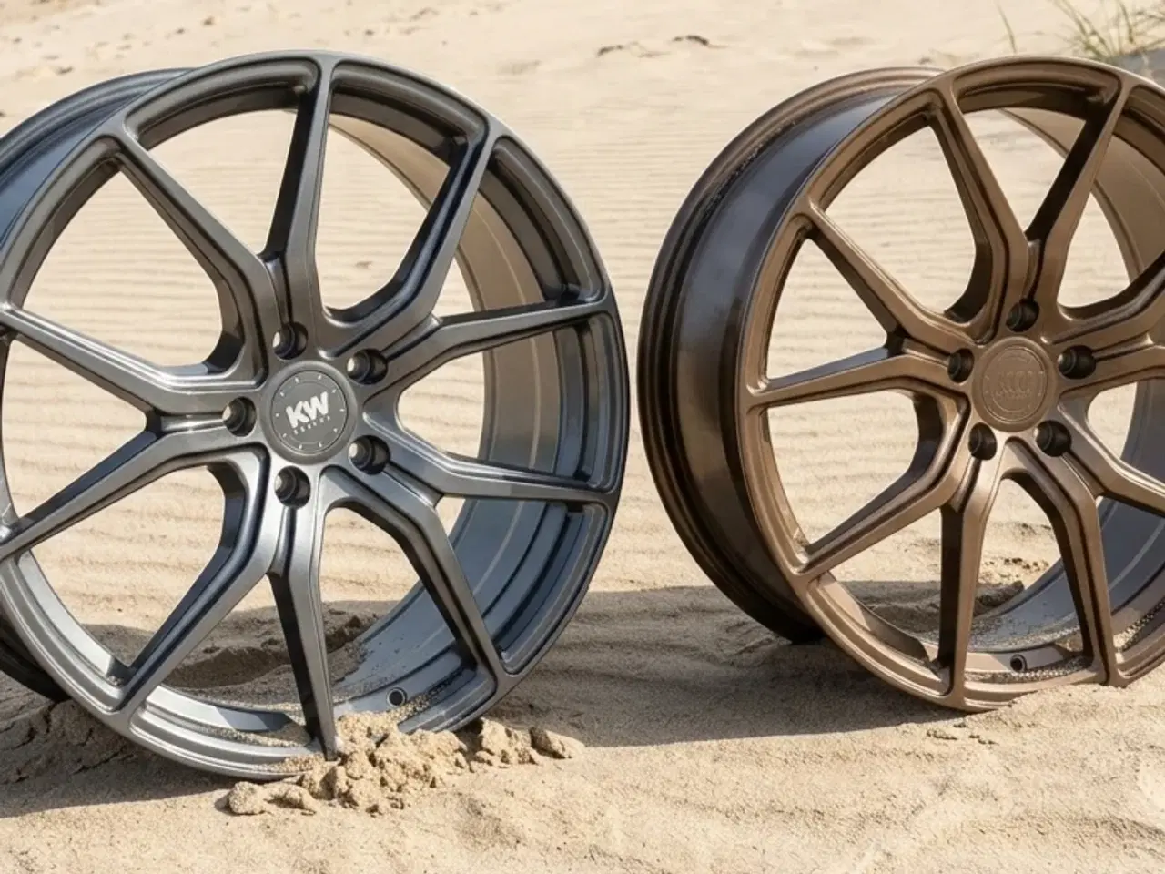 Billede 1 - 19" alufælge 5x112 gunmetal