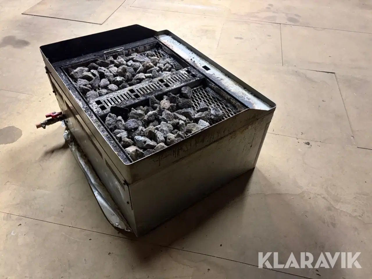 Billede 3 - Gasgrill RM GASTRO GL 60 Lavastein 8 KW