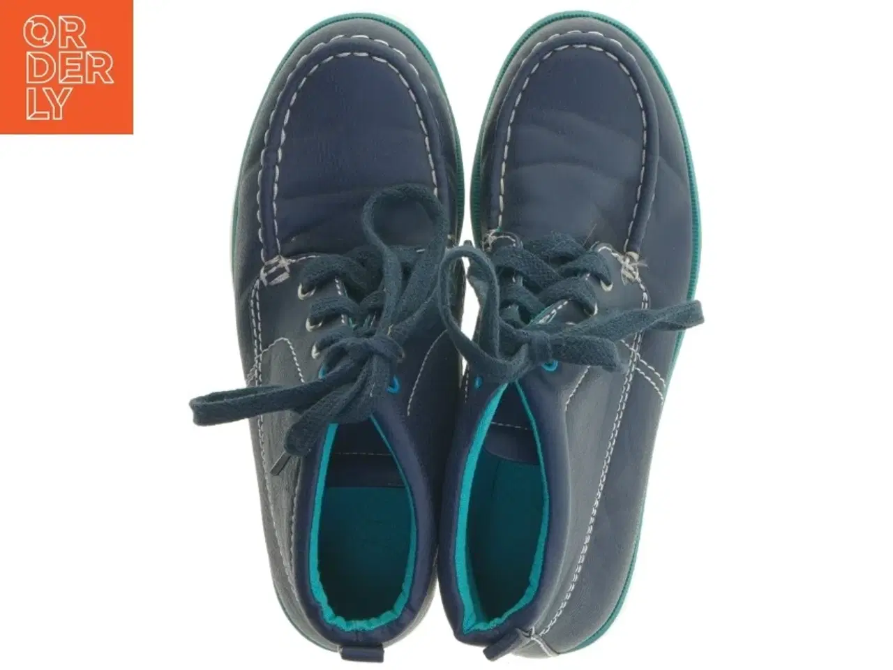 Billede 5 - Blå børnestøvler i størrelse 35 (str. 35 )