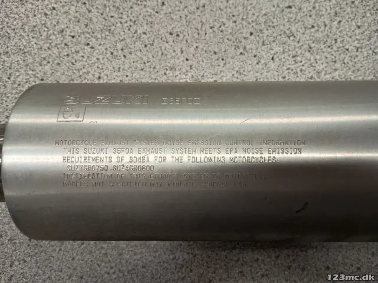 Billede 2 - Udstødning, Suzuki GSX600R, original