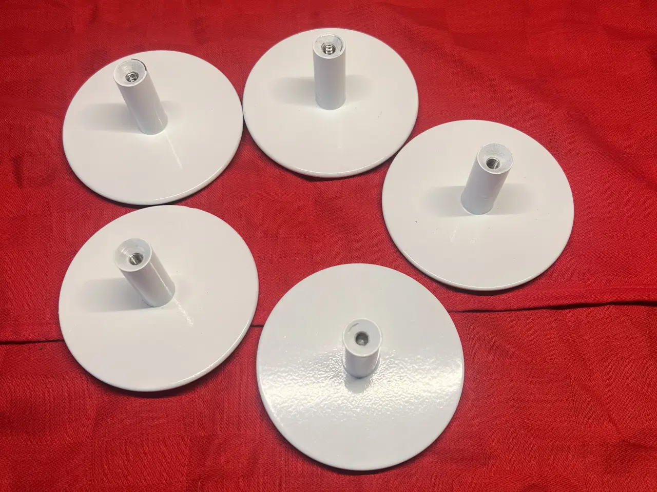 Billede 3 - 5 stk store metal knopper/knager