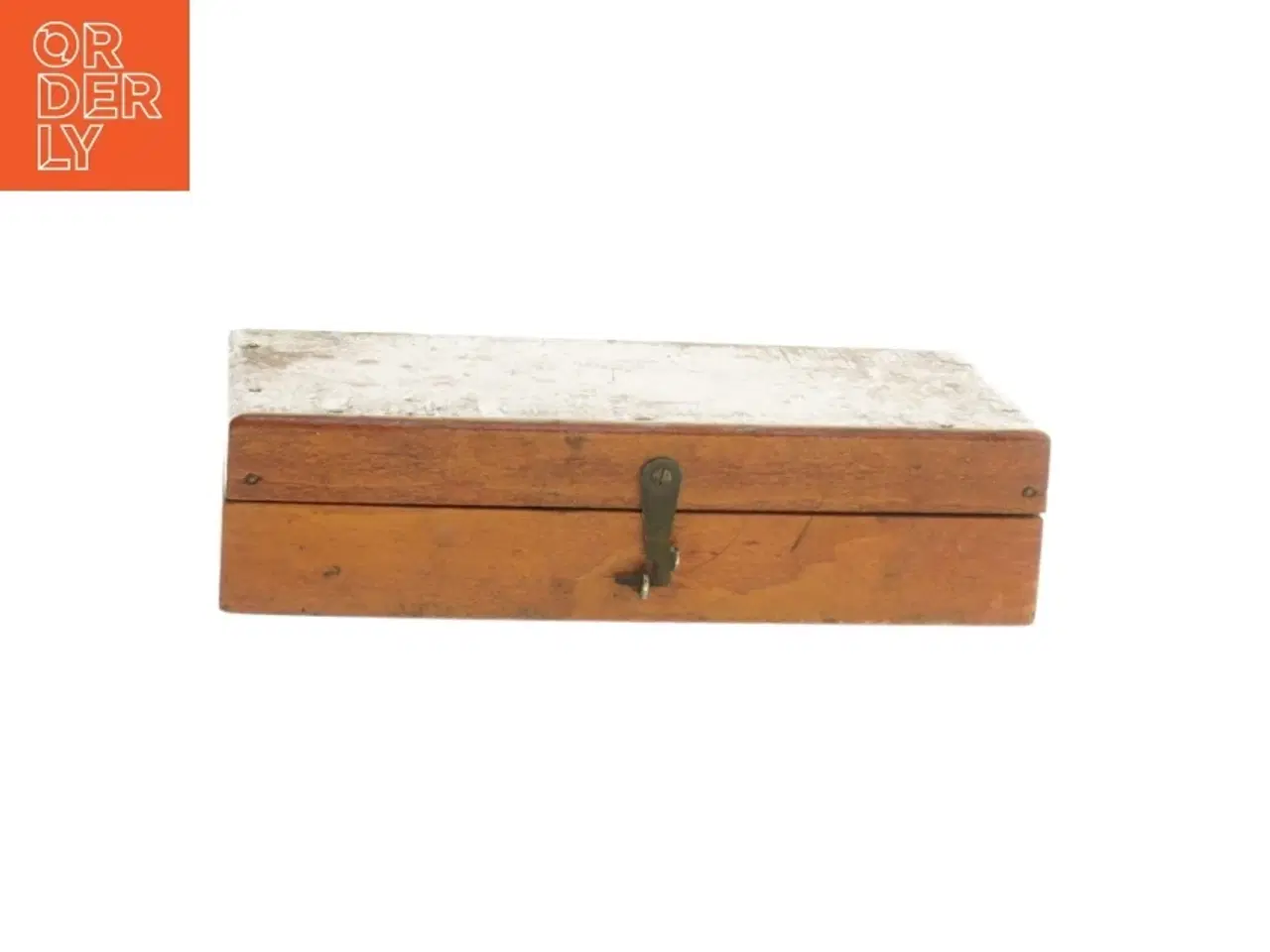 Billede 2 - Vægtlodsæt i trækasse (str. 16,5x8,5 cm)